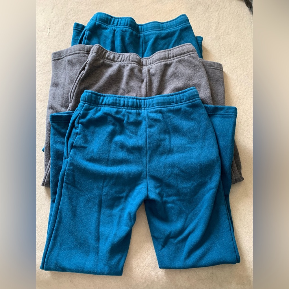 Boys Tek Gear Ultra Soft Fleece Joggers 3 pack Medium